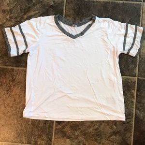 Girls baseball style tee